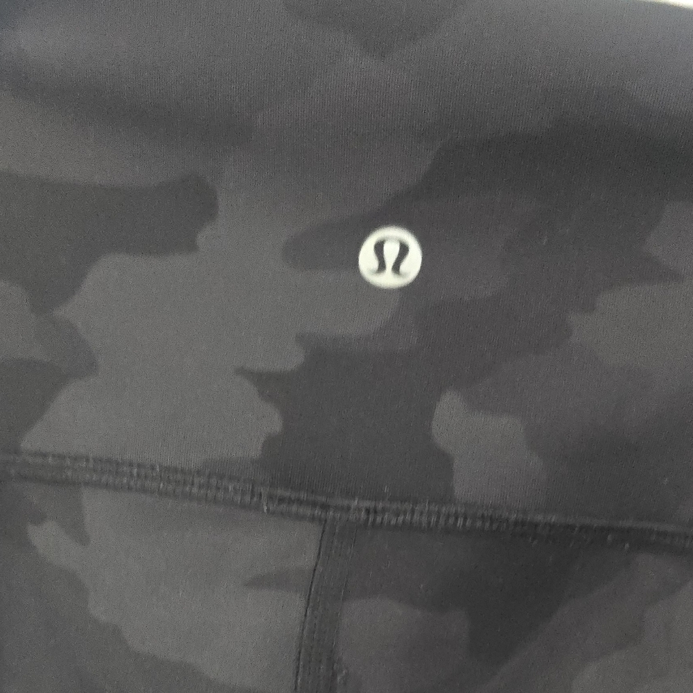 Lululemon Black Camo Leggings